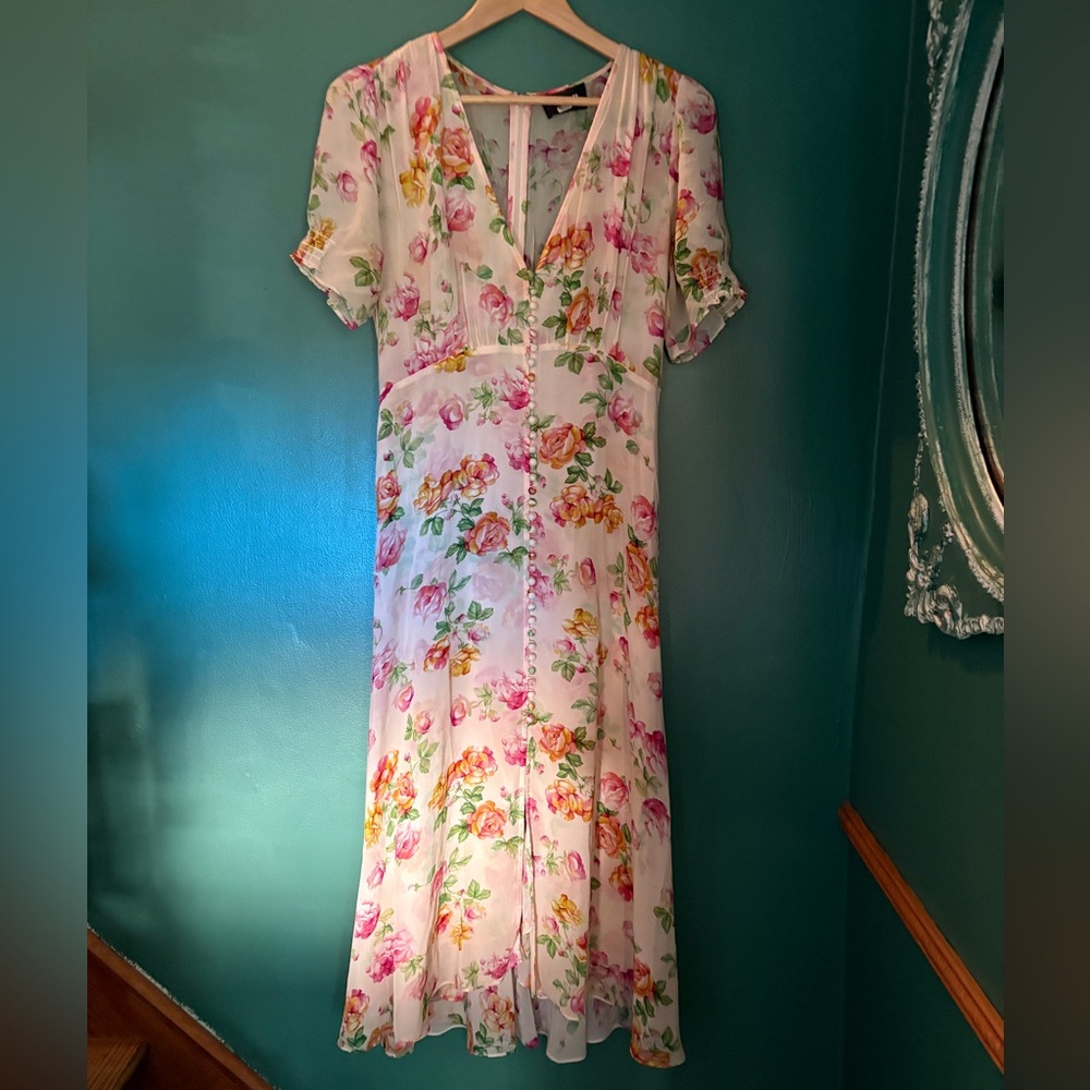The Kooples Floral Long Loose Dress